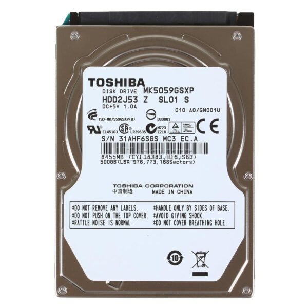 Disco duro 2.5 500gb toshiba