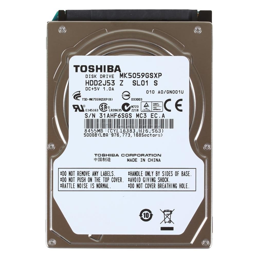 Disco Duro para 500Gb Toshiba 2.5" - Intelcoms Celaya