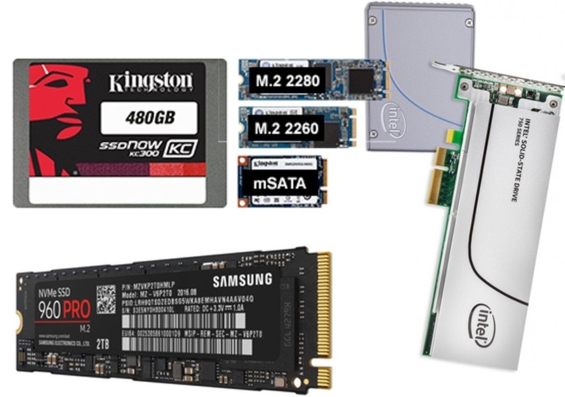 tipos y formatos ssd m.2 pcie nvme