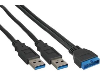 Adaptador 19 Pines a Doble USB 3.0