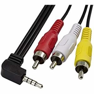 cable rca audio video a plug 3.5mm