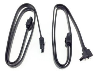 Kit de 2 Cables Sata Negro