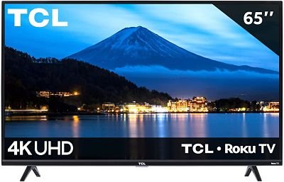 Smart TV Led TCL de 65" 4K UHD Roku TV