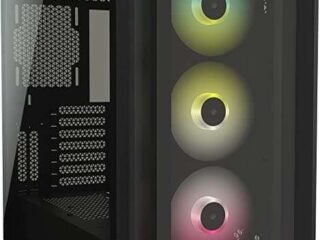 Gabinete Corsair Icue 5000X RGB Cristal Templado 3 Ventiladores