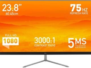 Monitor Led Qian Frameless De 23.8 Pulgadas 75Hz Full Hd 1920x1080 Negro