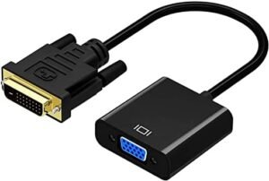 Adaptador Dvi 24+1 a Vga Negro