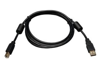 Cable de impresora USB 2.0, cable A-macho a B-macho 1.8M con filtros