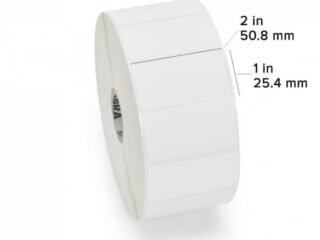 Etiqueta Térmica Zebra De 2" x 1" Blanco 6 Rollos De 2340