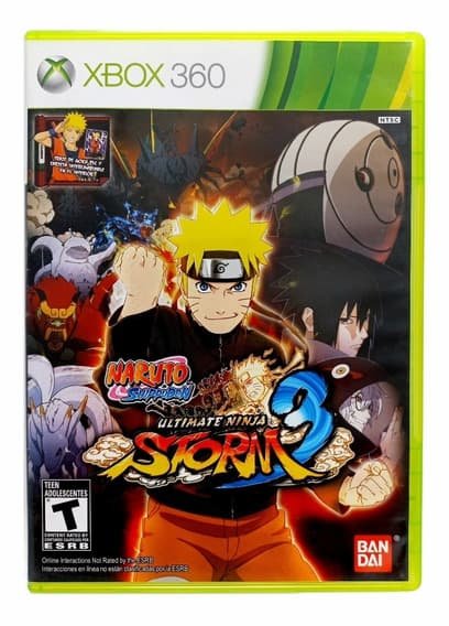 Naruto Ultimate Ninja Storm 3 Para XBOX360 - Usado