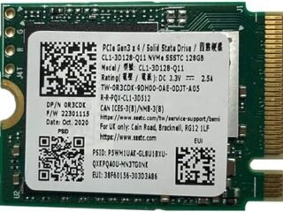 SSSTC CL1 SSD interna, 128 GB PCIe Gen3 x 4 NVMe unidad de estado sólido, M.2 2230 M Key, modelo CL1-3D128-Q11, paquete OEM