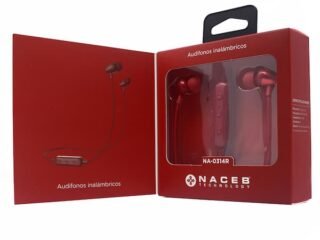 Audífonos Bluetooth Na-0314R Rojo