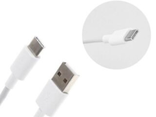 Cable Tipo C 5a Super Carga 3m Blanco