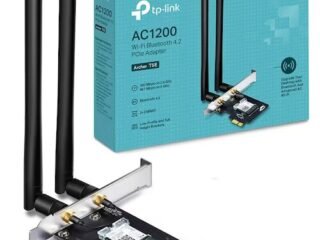 Adaptador Inalambrico TP-Link Archer T5E AC1200 Dual + Bluetooht 4.2 Pcie 1200Mbps 2 Antenas