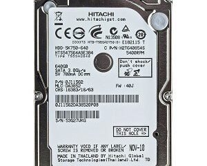 Disco Duro Interno Hitachi 6460GB 2.5″ 5400 Rpm