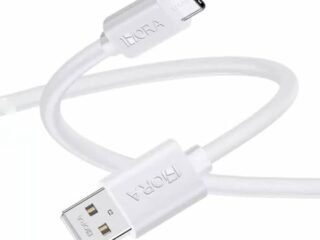 Cable USB Tipo C 2.1A 1M Blanco 1 Hora
