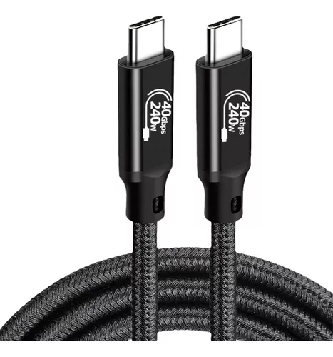 Cavo USB C 4 40Gbps 240W 8K – Thunderbolt 4 Compatibile – 0,8m/1,2m/2m – ULT-unite
