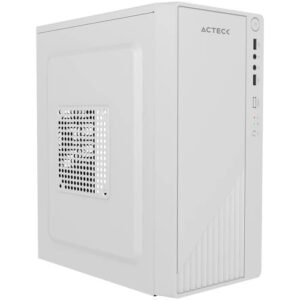 Gabinete Acteck Kioto Gc220 Slim Micro Atx Blanco