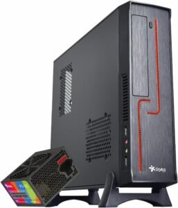 Gabinete Stylos Keelan Slim Sfx + Fuente De Poder De 550w