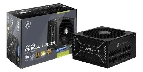 Fuente De Poder Msi Mag A850gls 850w 80 Plus Gold Pcie5 Fuente De Poder Msi Mag A850gls 850w 80 Plus Gold Pcie5
