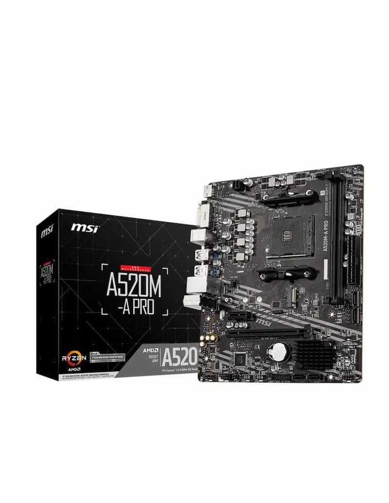 Tarjeta Madre Msi A520m-A Pro Tarjeta Madre Msi A520m-A Pro